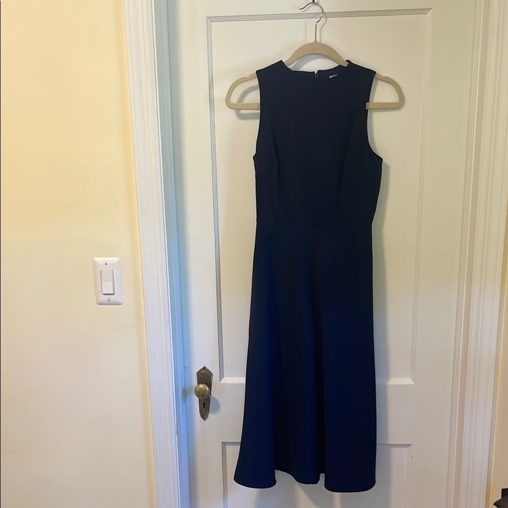 Antonio Melani Elegant Navy Sleeveless Dress - 2